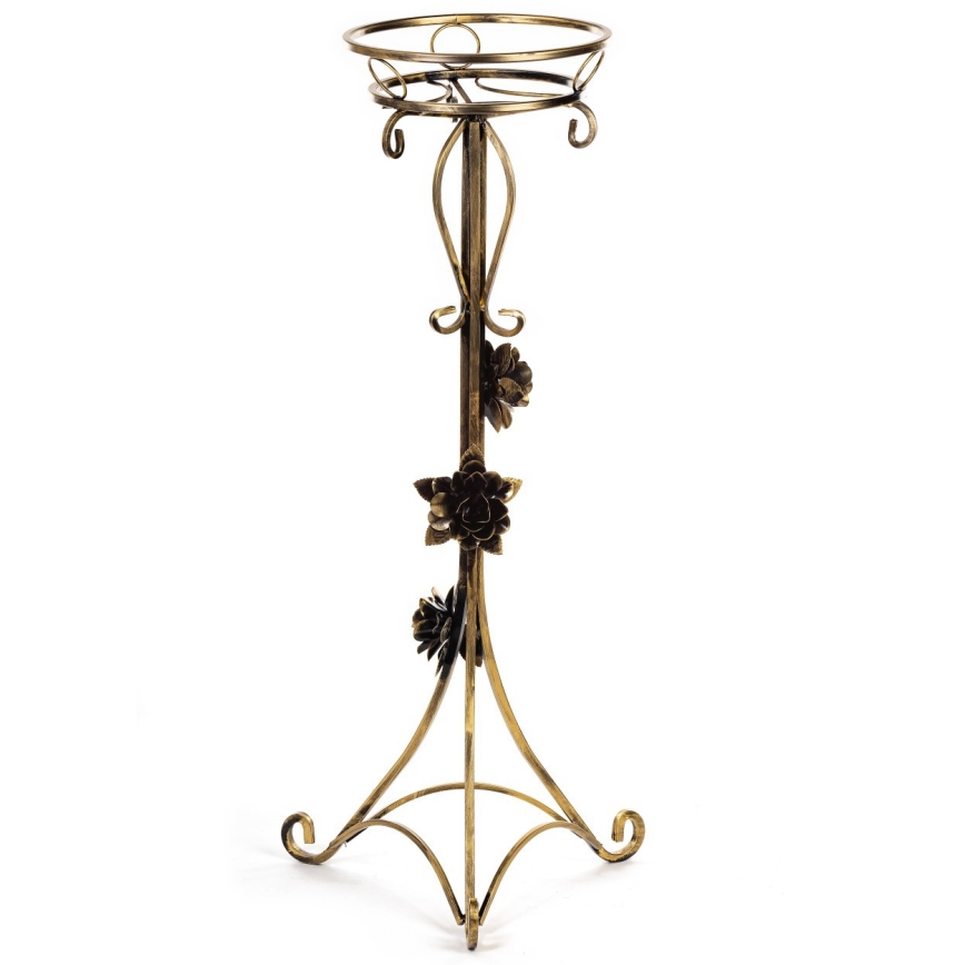 Soporte para flores 95x38 cm dorado
