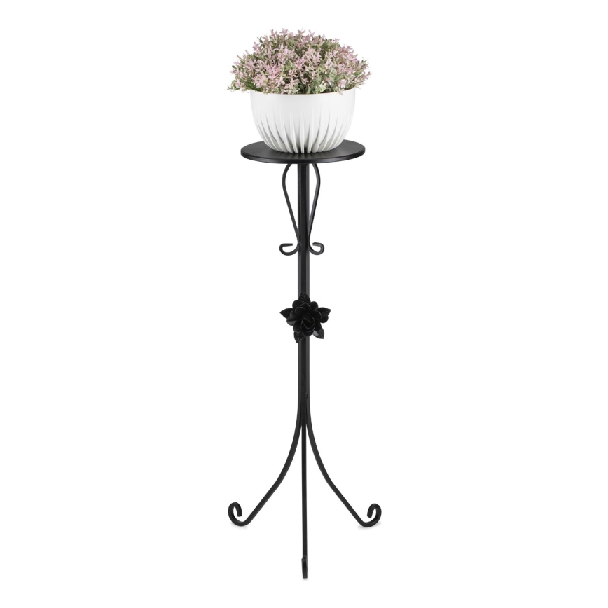 Soporte para flores 95x39 cm negro