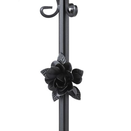 Soporte para flores 95x39 cm negro
