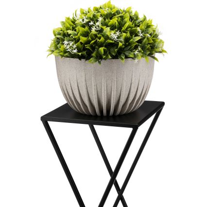 Soporte para flores 95x78 cm negro