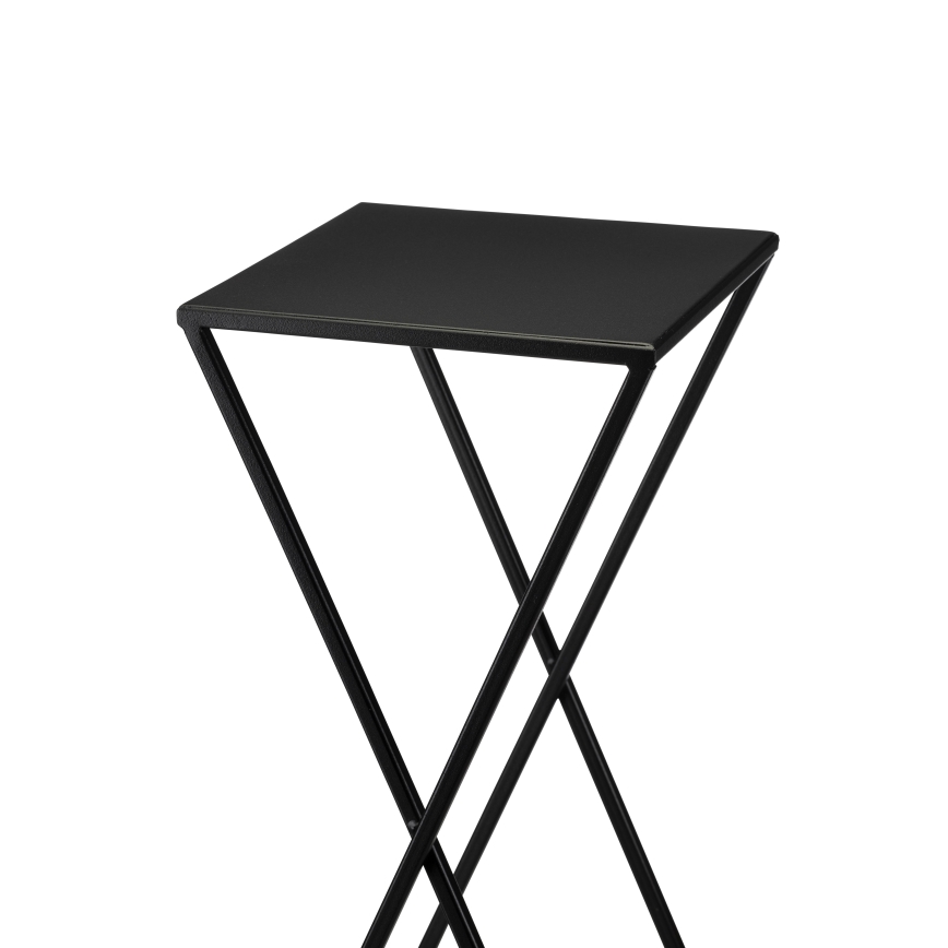 Soporte para flores 95x78 cm negro