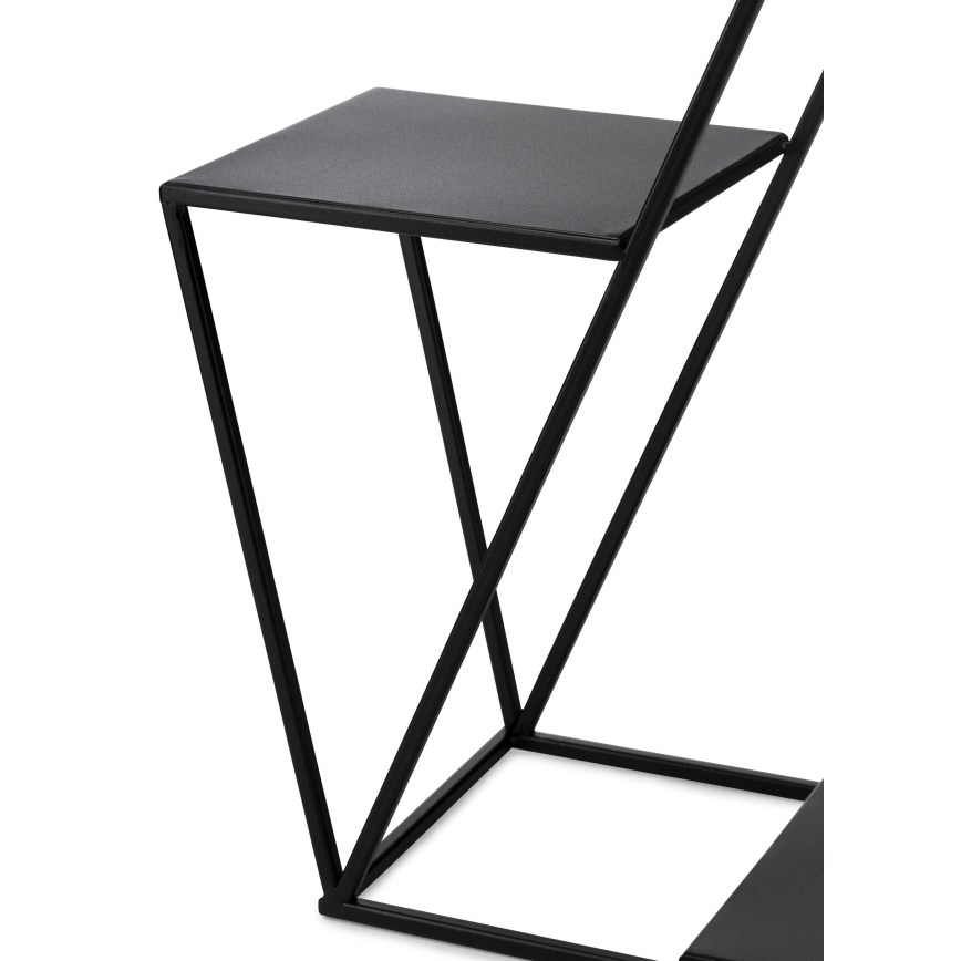 Soporte para flores 95x78 cm negro
