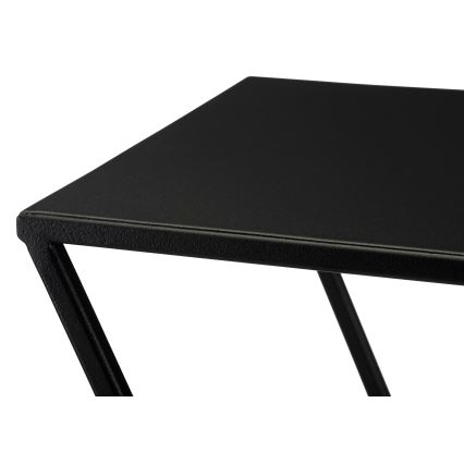 Soporte para flores 95x78 cm negro