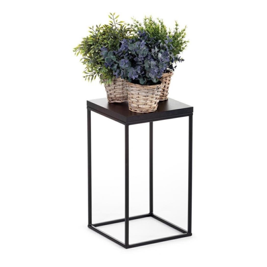 Soporte para flores BASICLOFT 40x24 negro