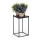 Soporte para flores BASICLOFT 40x24 negro