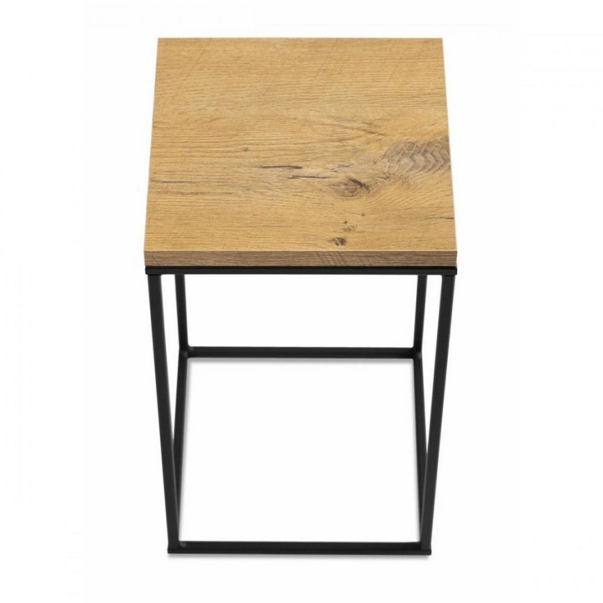 Soporte para flores BASICLOFT 40x24 negro/marrón