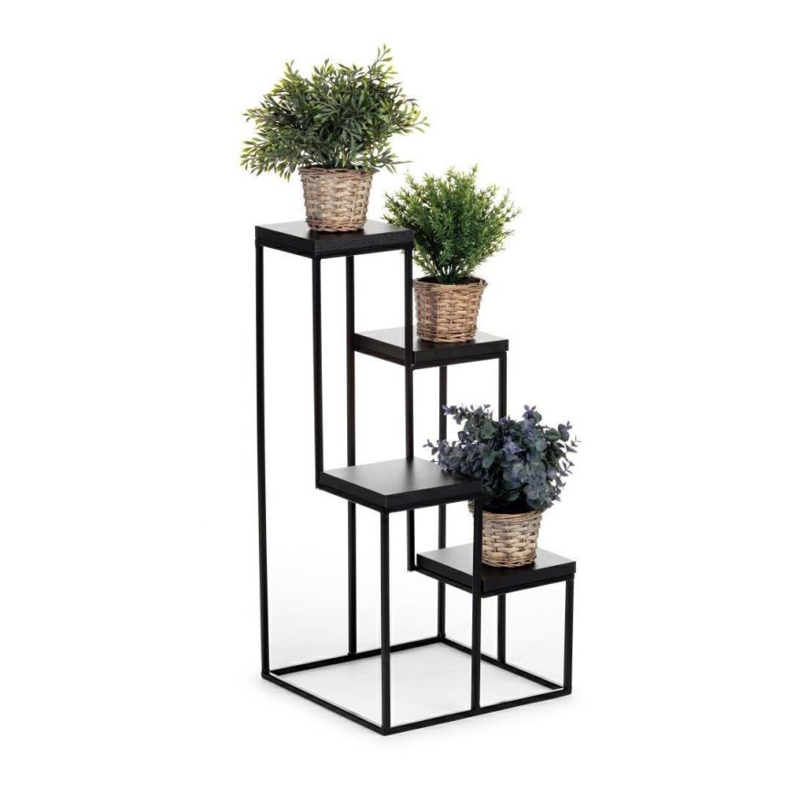 Soporte para flores KASKADA 70x34 negro