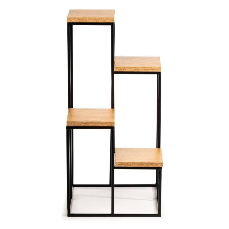 Soporte para flores KASKADA 70x34 negro/marrón