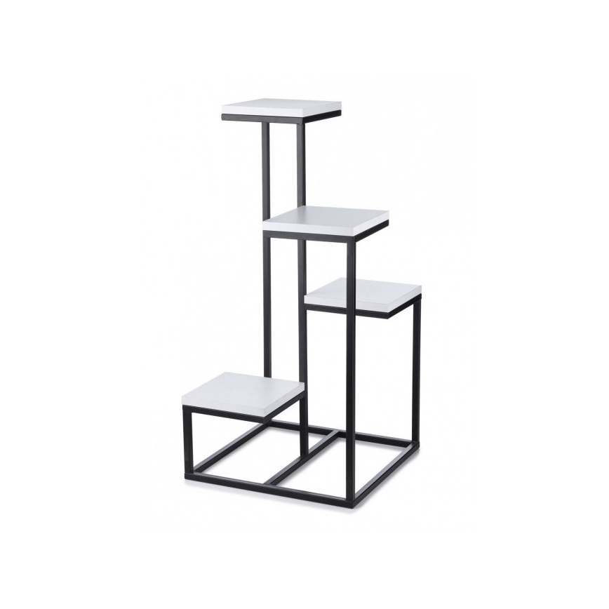 Soporte para flores KASKADA 79x40 negro/blanco