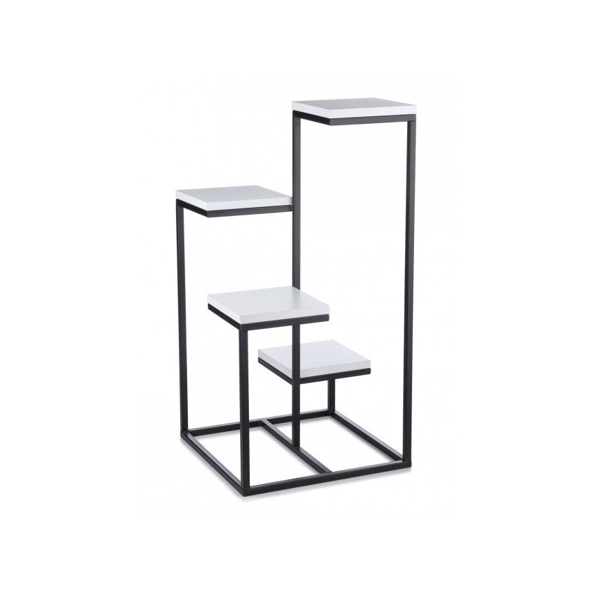 Soporte para flores KASKADA 79x40 negro/blanco