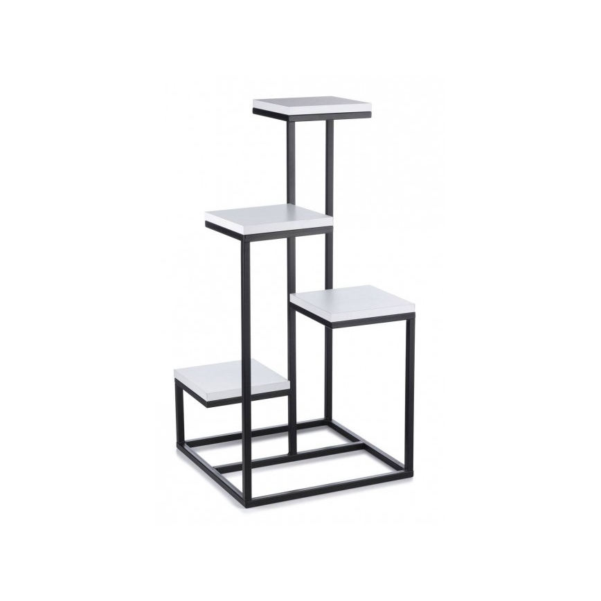 Soporte para flores KASKADA 79x40 negro/blanco
