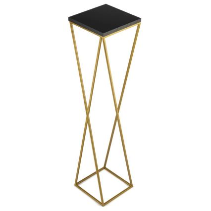 Soporte para flores LOFT 100x24 cm dorado/negro
