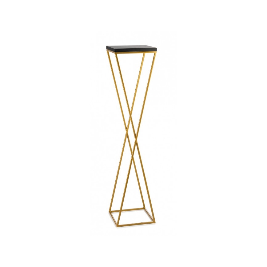 Soporte para flores LOFT 100x24 cm dorado/negro