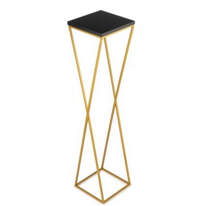 Soporte para flores LOFT 100x24 cm dorado/negro