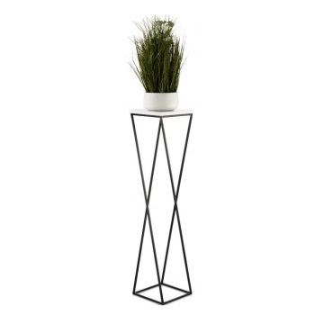 Soporte para flores LOFT 100x24 cm negro/blanco