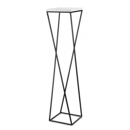 Soporte para flores LOFT 100x24 cm negro/blanco