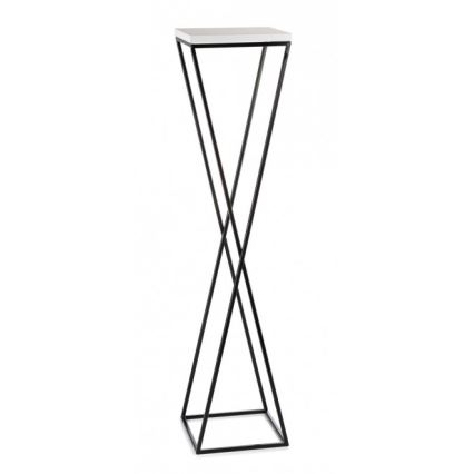 Soporte para flores LOFT 100x24 cm negro/blanco