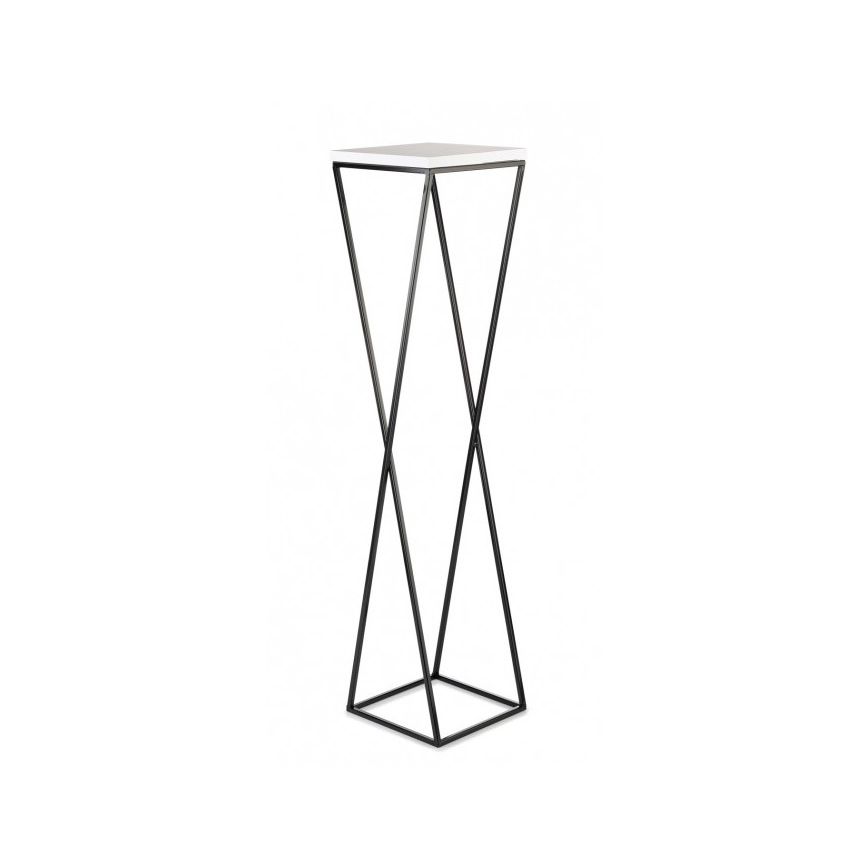 Soporte para flores LOFT 100x24 cm negro/blanco