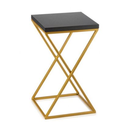 Soporte para flores LOFT 40x24 cm dorado/negro