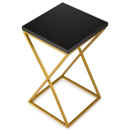 Soporte para flores LOFT 40x24 cm dorado/negro