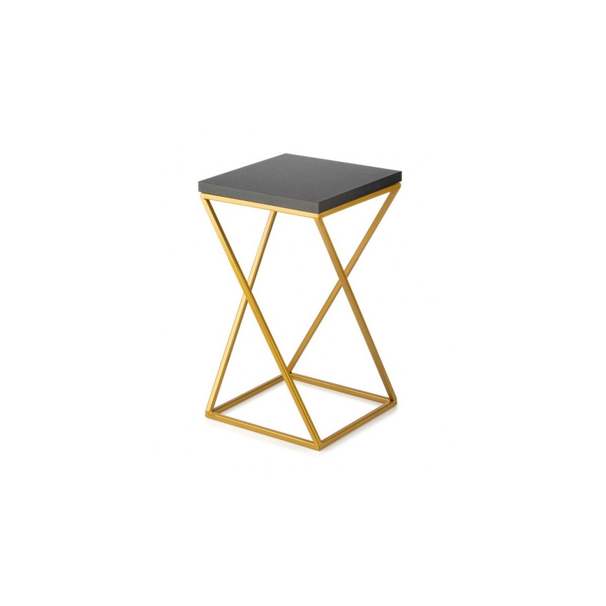 Soporte para flores LOFT 40x24 cm dorado/negro
