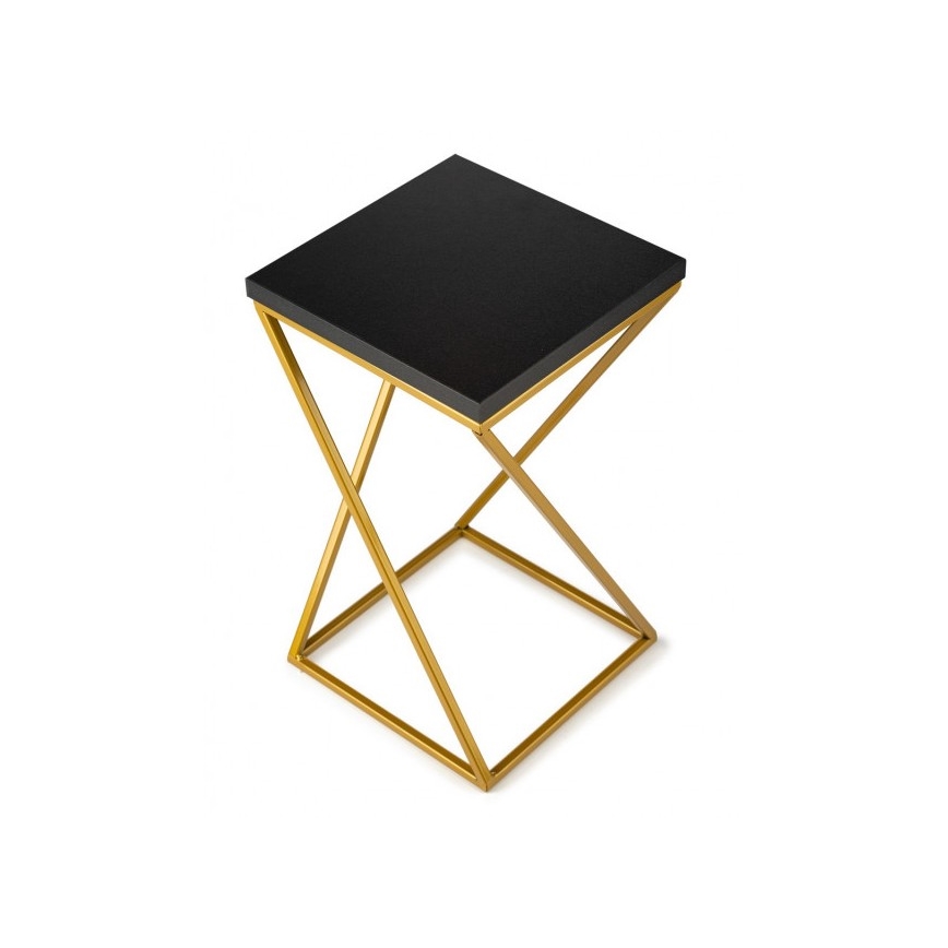 Soporte para flores LOFT 40x24 cm dorado/negro
