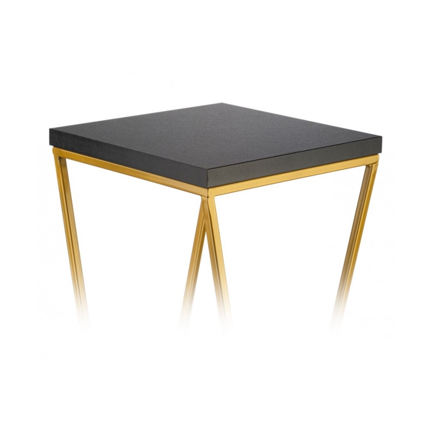 Soporte para flores LOFT 40x24 cm dorado/negro