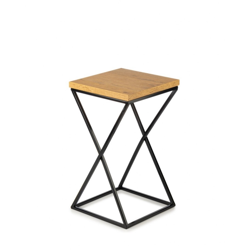 Soporte para flores LOFT 40x24 cm negro/marrón
