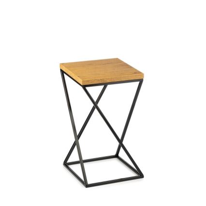 Soporte para flores LOFT 40x24 cm negro/marrón