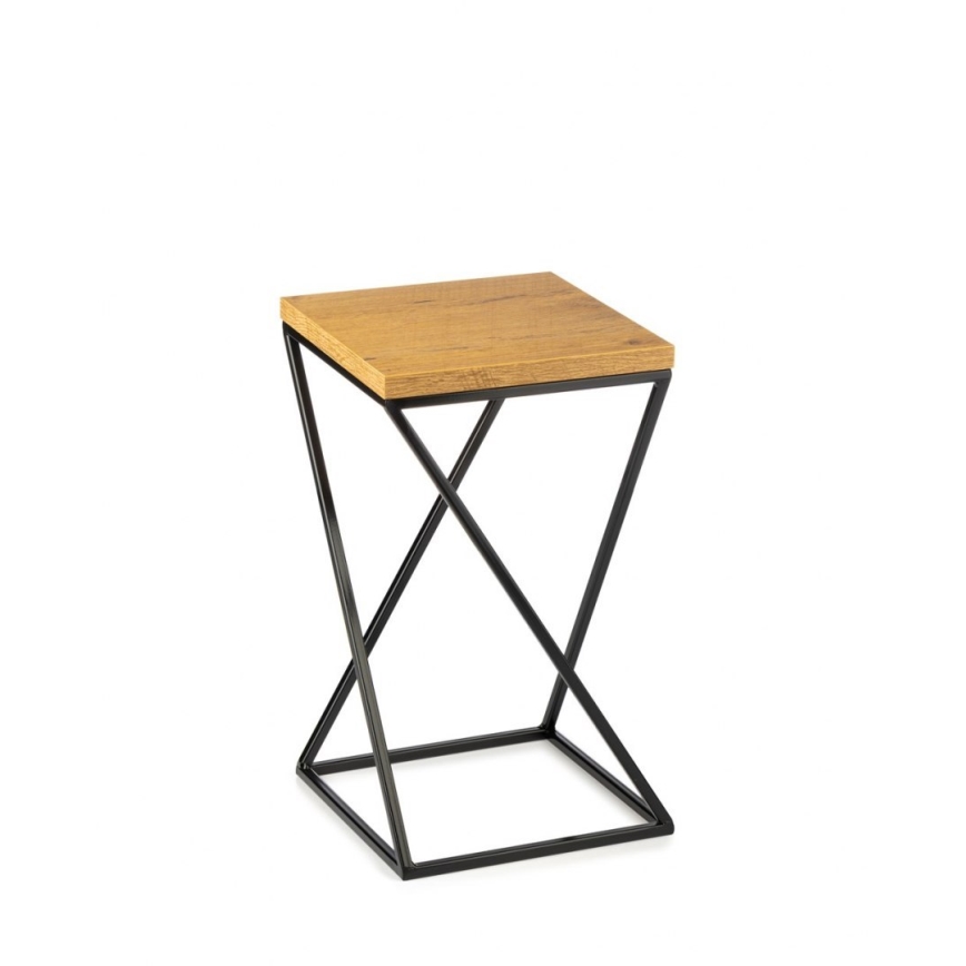 Soporte para flores LOFT 40x24 cm negro/marrón
