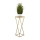 Soporte para flores LOFT 70x24 cm dorado/marrón
