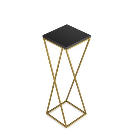 Soporte para flores LOFT 70x24 cm dorado/negro