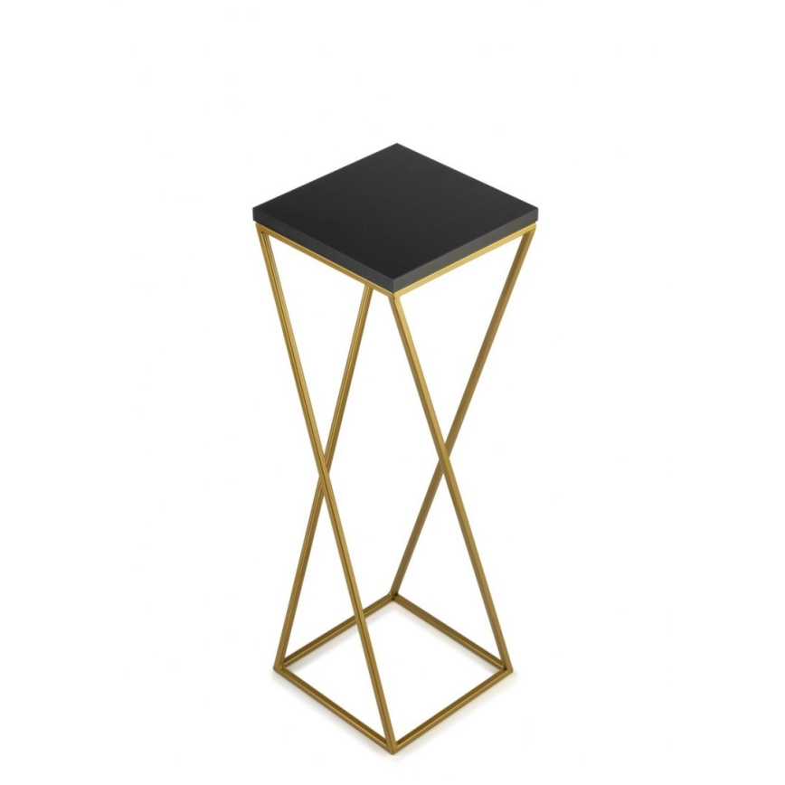 Soporte para flores LOFT 70x24 cm dorado/negro