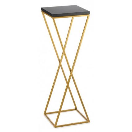 Soporte para flores LOFT 70x24 cm dorado/negro