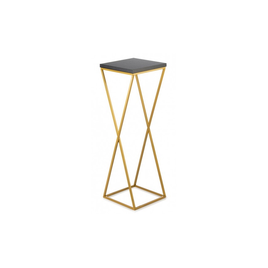Soporte para flores LOFT 70x24 cm dorado/negro