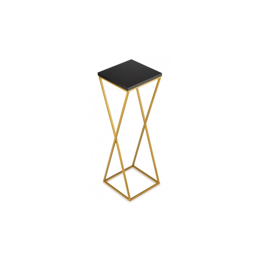 Soporte para flores LOFT 70x24 cm dorado/negro