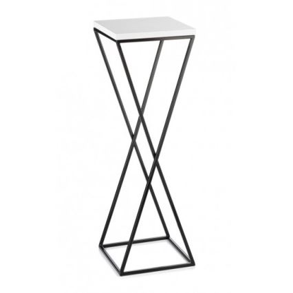 Soporte para flores LOFT 70x24 cm negro/blanco