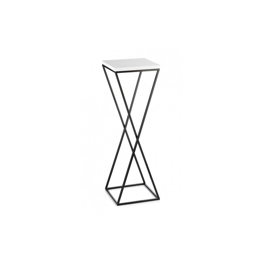 Soporte para flores LOFT 70x24 cm negro/blanco