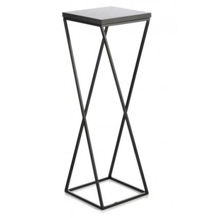 Soporte para flores LOFT 70x24 cm negro