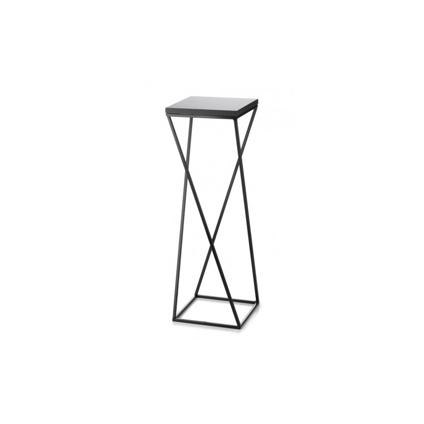 Soporte para flores LOFT 70x24 cm negro