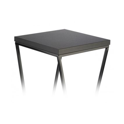 Soporte para flores LOFT 70x24 cm negro