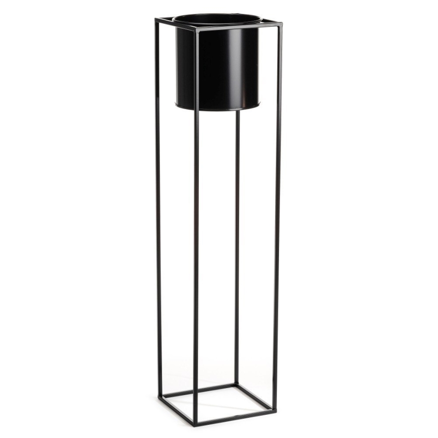 Soporte para flores RING 100x23 cm negro