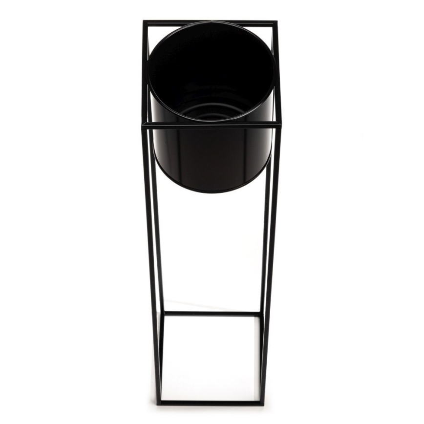 Soporte para flores RING 100x23 cm negro