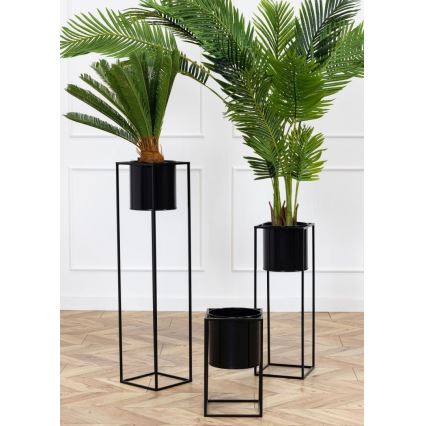 Soporte para flores RING 40x23 cm negro