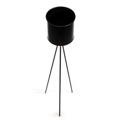 Soporte para flores TRIPOD 110x25 cm negro