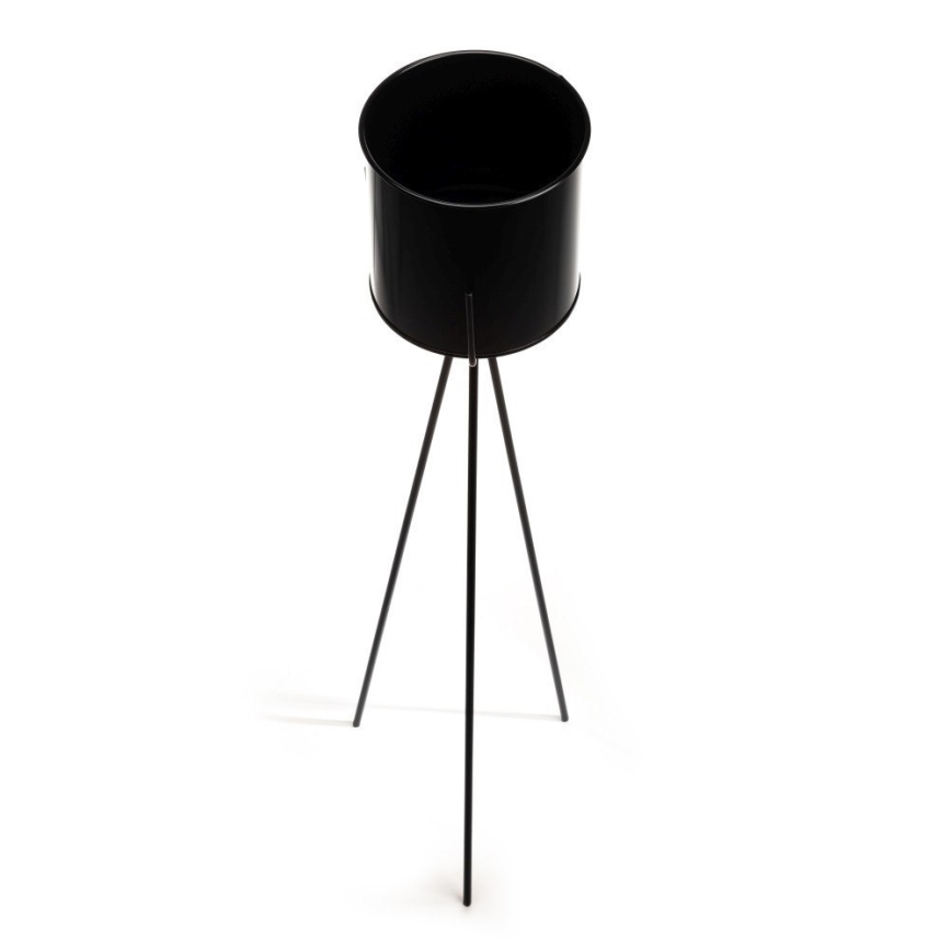 Soporte para flores TRIPOD 110x25 cm negro