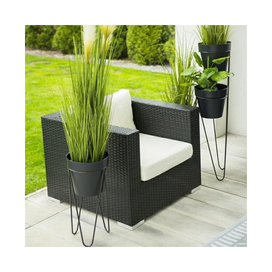 Soporte para macetas LOFT 50x30 cm negro