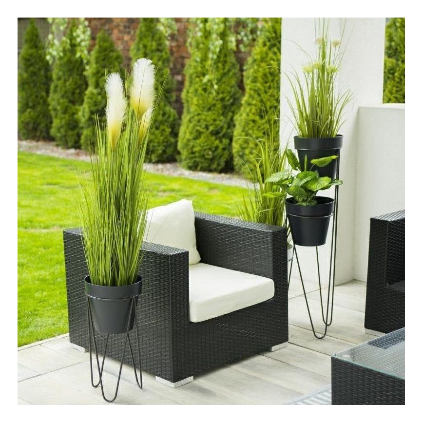 Soporte para macetas LOFT 50x30 cm negro