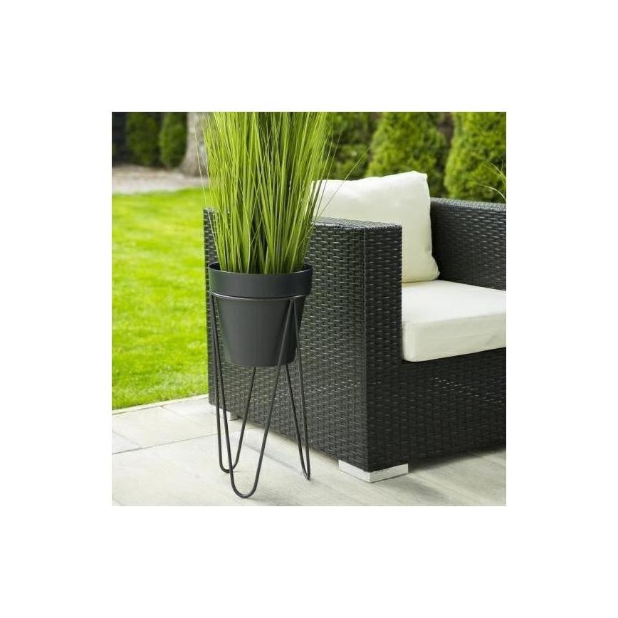Soporte para macetas LOFT 50x30 cm negro