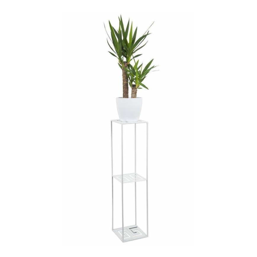 Soporte para plantas 100x24 cm blanco